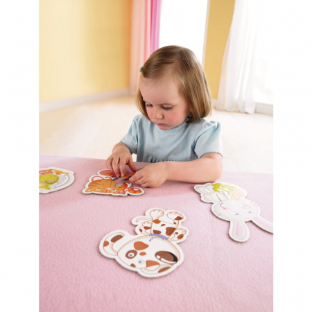 Puzzle Piese Mari pentru Copii ⭐ Animale Domestice [1]