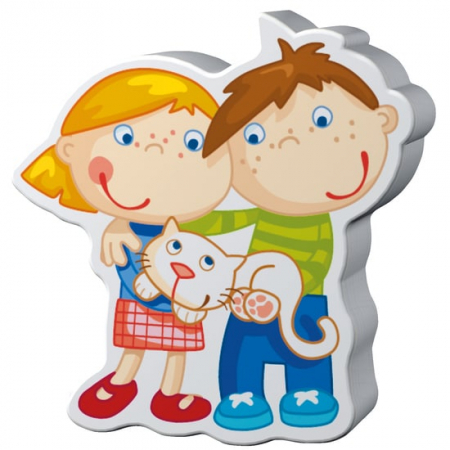 Puzzle Piese Mari pentru Copii ⭐ Animale Domestice [7]