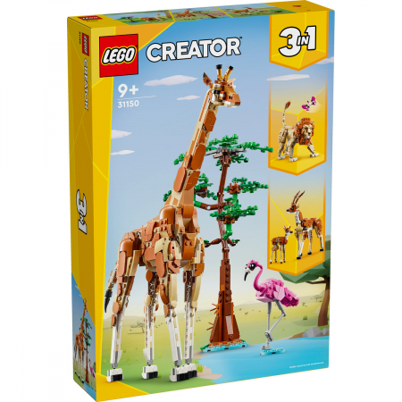 LEGO Creator - Animale salbatice din safari, varsta de la 9 ani la +15 ani