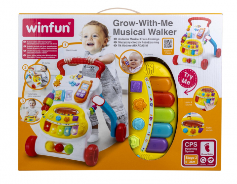 Jucării și Jocuri pentru copii - Antemergator cu centru de activitati pentru bebelusi, winfun, varsta de la 6 luni la 3 ani