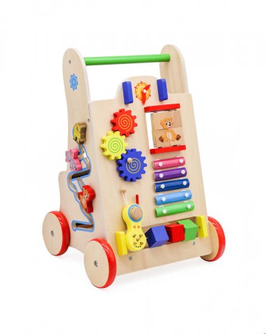 Antepremergator din Lemn pentru Bebe cu 6 Activitati Montessori [1]