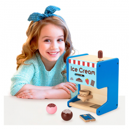 Aparat de inghetata din lemn cu accesorii, Wonderworld, 3-7 ani [1]