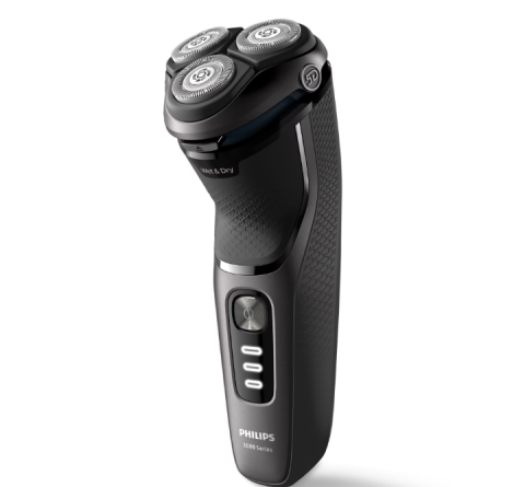 Aparat de ras philips shaver seria 3000 s3343/13, barbierit umed åÿi uscat, fara fir, capete 5d pivotante si flexibile, lame autoascutire, 60 min, sistem de barbierire anticoroziune, capac de protecti [4]