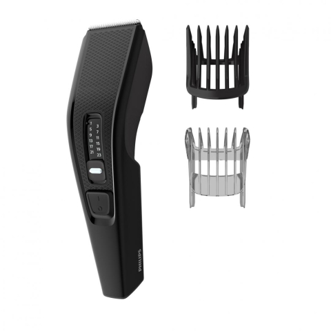 Ingrijire personala & Cosmetice - Aparat de tuns philips hc3510/15, pieptene ajustabil, 0.5-23mm, 13 trepte, cu fir, negru, l x a x i (mm) 70x140x224