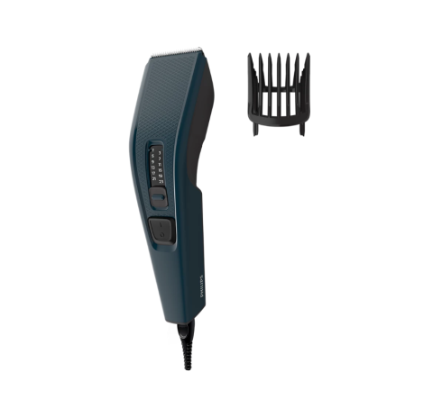 Ingrijire personala & Cosmetice - Aparat de tuns philips seria 3000 hc3505/15, 13 setari de lungime, utilizare cu fir, lame din otel inoxidabil, albastru