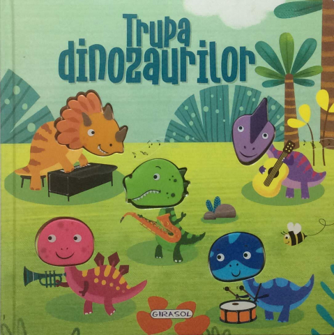 Cărți Educative, Activități - Apasa butoanele - Trupa dinozaurilor
