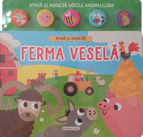 Cărți Educative, Activități - Apasa si asculta - Ferma vesela
