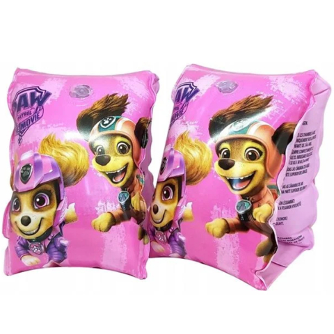 Jucării și Jocuri pentru copii - Aripioare inot gonflabile pentru fete, Patrula catelusilor, Paw Patrol, Roz, 3-6 ani