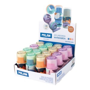 Rechizite Școlare - Ascutitoare cu radiera the fun milan 4725116fn 12 buc