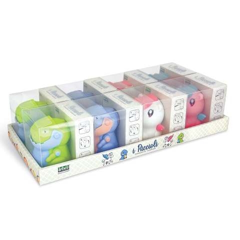 Rechizite Școlare - Ascutitoare de creion cu o gaura si manivela, Unicorn si Dragon, 4 modele (8 buc/display), copii varsta 3 ani+,6 ani+,8 ani+