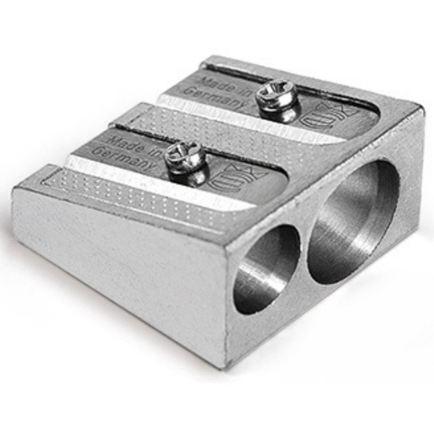 Rechizite Școlare - Ascutitoare de creion din metal cu 2 gauri (20 buc/display), copii varsta 6 ani+,8 ani+