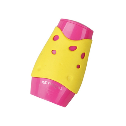 Ascutitoare dubla Keyroad Cheese KR971159, 2 orificii, plastic, cu rezervor, diverse culori [8]