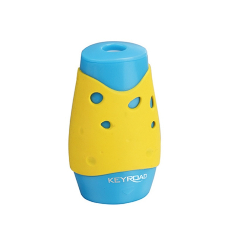 Ascutitoare dubla Keyroad Cheese KR971159, 2 orificii, plastic, cu rezervor, diverse culori [4]