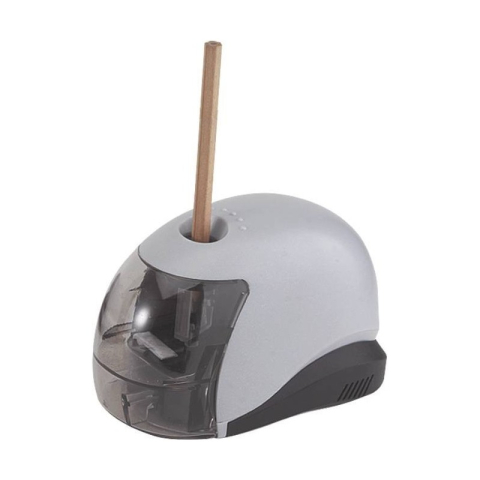 Ascutitoare electrica Eagle M5033B, alimentare 4 baterii AA neincluse, 1 orificiu, plastic, gri [1]