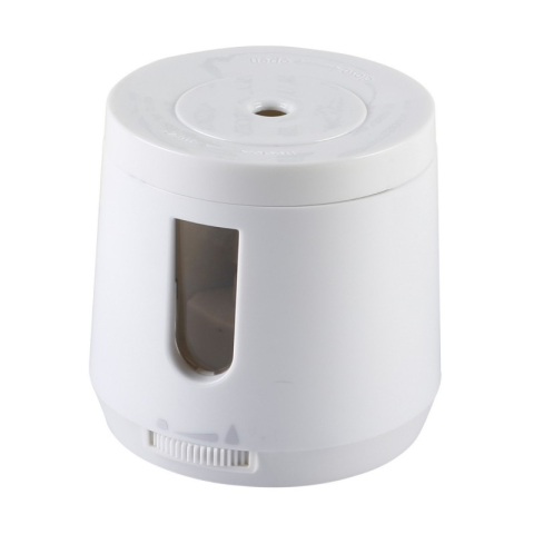 Creioane Grafit, Creioane Mecanice si Ascutitori - Ascutitoare electrica Eagle TY49USB, alimentare USB / 2 baterii AA neincluse, 1 orificiu, 6-8mm, plastic, alb