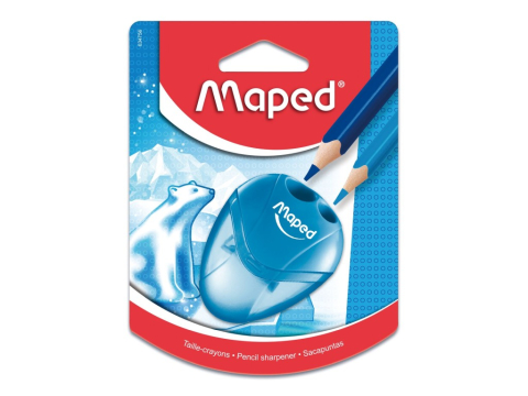 Creioane si Ascutitori - Ascuțitoare Maped I-gloo dublă cu rezervor blister