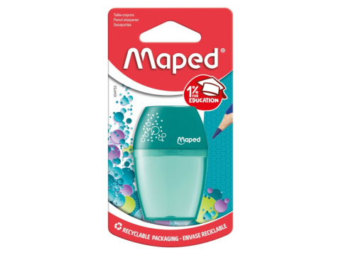 Creioane si Ascutitori - Ascuțitoare Maped Shaker simplă cu rezervor blister