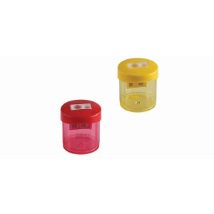 Rechizite Școlare - Ascutitoare plastic dubla container ark 1585 24 buc