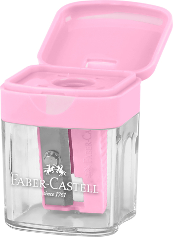 Ascutitoare plastic simpla cu container pastel faber-castell [4]