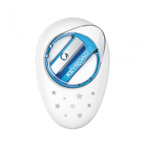 Ascutitoare simpla Keyroad Cappy KR971385, 1 orificiu, plastic, cu radiera, diverse culori [2]