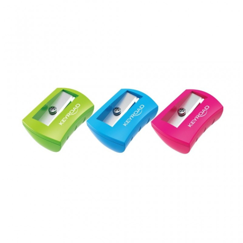 Rechizite Școlare - Ascutitoare simpla Keyroad Cute KR970970 KR971836, 1 orificiu, plastic, diverse culori