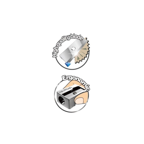 Ascutitoare simpla Keyroad KR971682, 1 orificiu, metal [1]