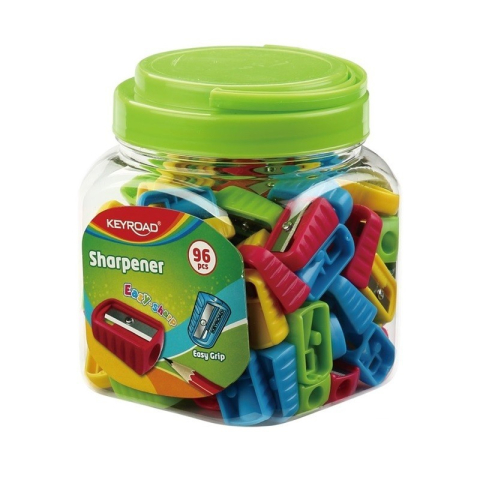 Ascutitoare simpla Keyroad KR971748, 1 orificiu, plastic, diverse culori [1]