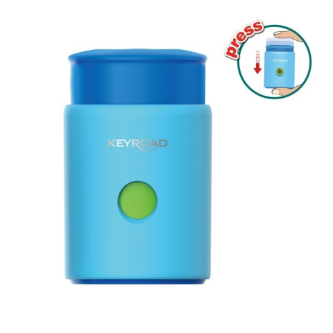 Creioane si Ascutitori - Ascutitoare simpla Keyroad Pumpy KR971298, 1 orificiu, plastic, cu rezervor, diverse culori