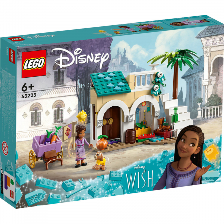 LEGO Disney - Asha in orasul rozelor, varsta de la 7 ani la +15 ani