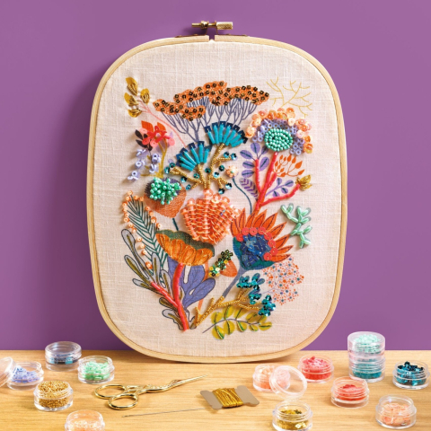 Atelier creativ 58 pentru adulti Broderie cu mÄƒrgele, Djeco Adult, Baiat, Fata, varsta +9 ani [2]