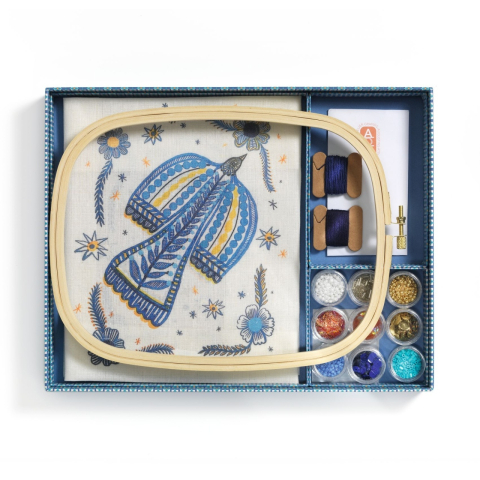 Atelier creativ 59 pentru adulti Broderie cu margele, Djeco Adult, Baiat, Fata, varsta +9 ani [1]