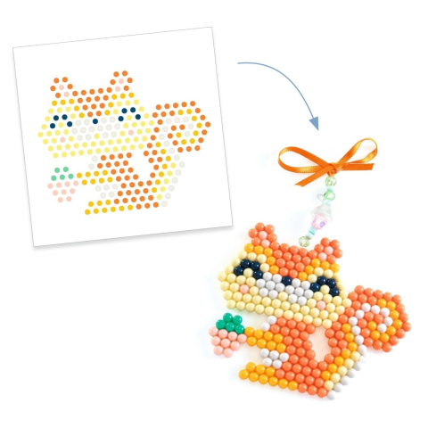Atelier creativ cu margele Animalute norocoase, Djeco pentru Baiat, Fata varsta 6 - 9, 9+ [2]