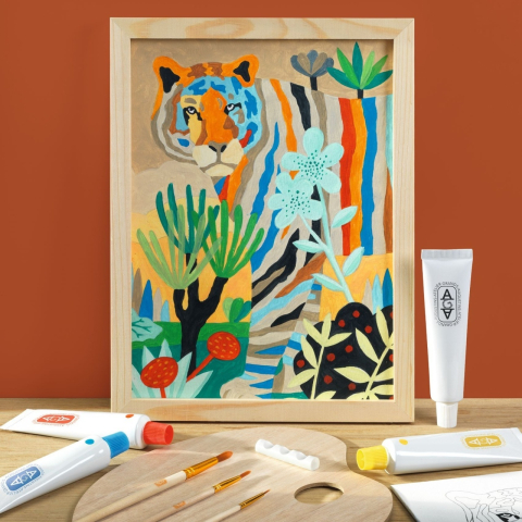 Atelier creativ de pictura pentru adulti Tigru, Djeco pentru Baiat, Fata varsta 9+ [2]