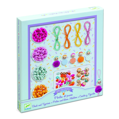 Art & Craft si Artizanat - Atelier creativ Margele si figurine, Djeco Fata, varsta +9 ani, 6 - 9 ani