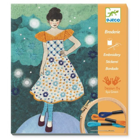 Jucării și Jocuri pentru copii - Atelier de brodat si cusut, Fashion midnight, Djeco