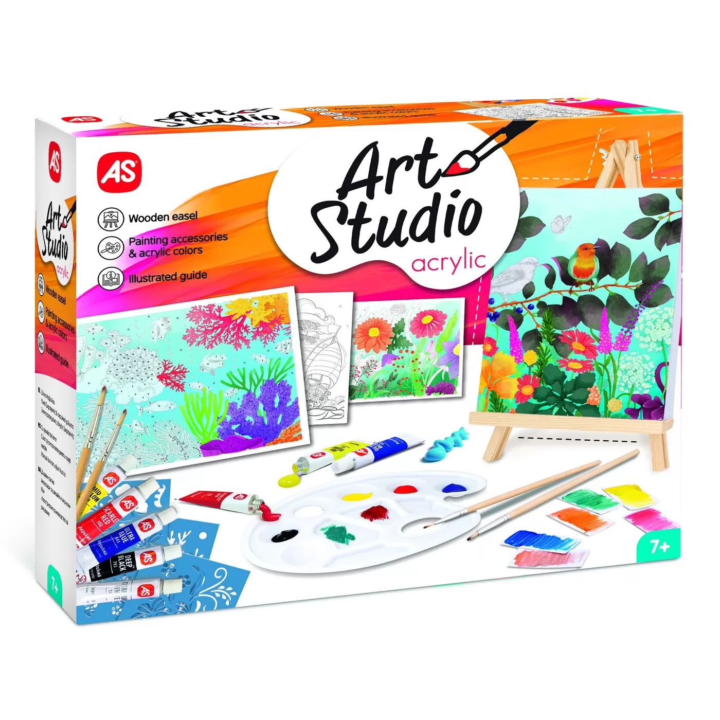 Seturi colorat, pictură și desen - Atelierul de pictura, Art Studio Acrylic, varsta de la 7 ani la +15 ani