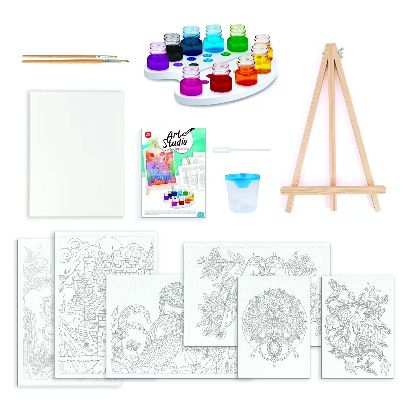 Atelierul de pictura, Art Studio Aquarelle, varsta de la 7 ani la +15 ani [1]