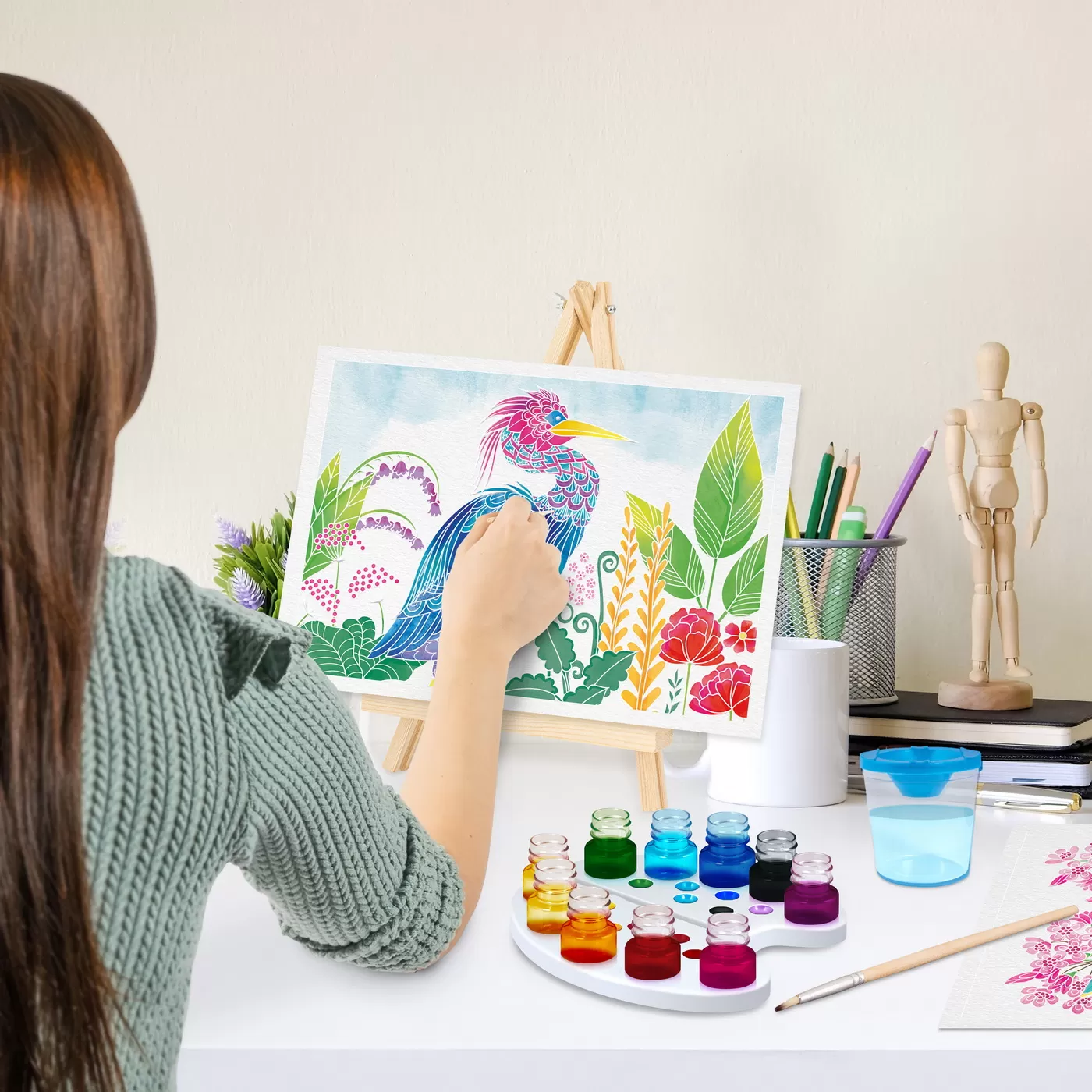 Atelierul de pictura, Art Studio Aquarelle, varsta de la 7 ani la +15 ani [3]