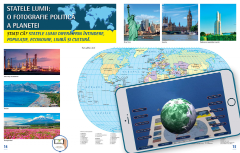 Atlas geografic scolar. Cunoasterea Terrei prin realitatea augmentata [2]
