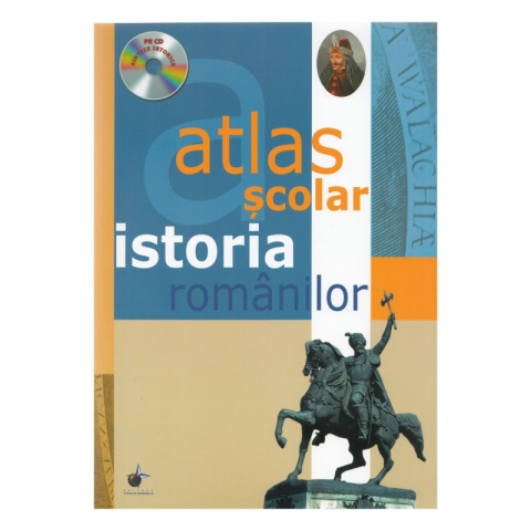 Rechizite Școlare - Atlas scolar Istoria Romanilor + CD