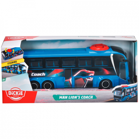 Autobuz Dickie Toys MAN Lion's Coach 26,5 cm albastru [9]