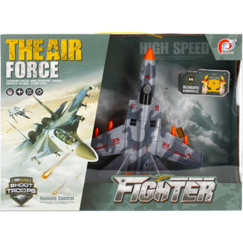 Jucării și Jocuri pentru copii - Avion cu telecomanda MegaCreative 482739, MIG-25, 25cm, plastic, multicolor, 6+ ani
