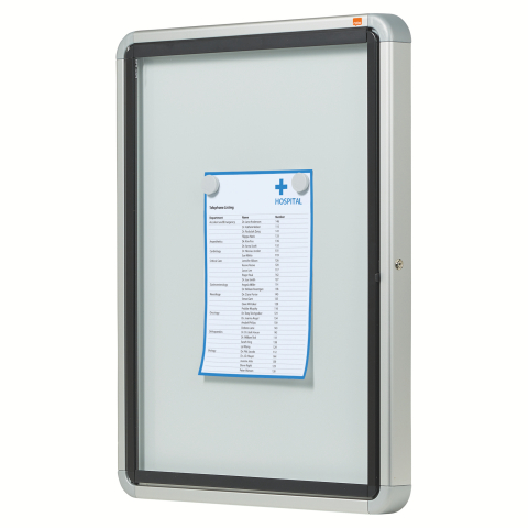 Avizier magnetic 4*a4 carcasa pt exterior metalica nobo [1]