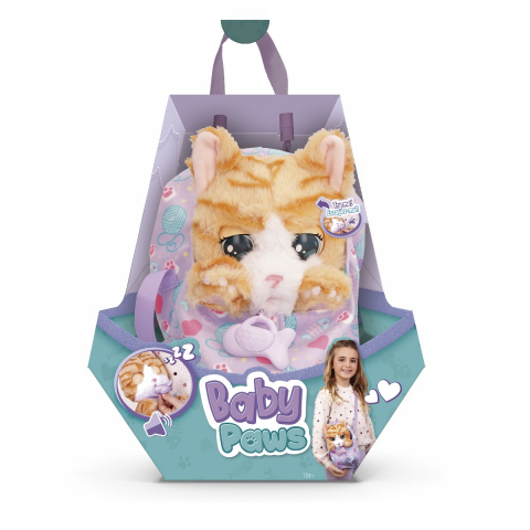 Jucării interactive bebeluși - Baby Paws - Jucarie interactiva Pisica varsta 2-3 ani ,3-5 ani ,5-7 ani, Fete