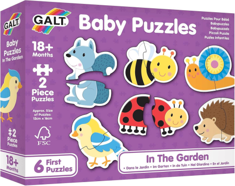 Casă, gradină și bricolaj - Baby puzzle: In gradina (2 piese)