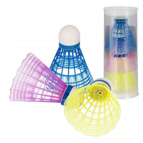 Jucării și Jocuri pentru copii - Badminton - Set 3 fluturasi PVC, MegaCreative, 576835, 7x17 cm