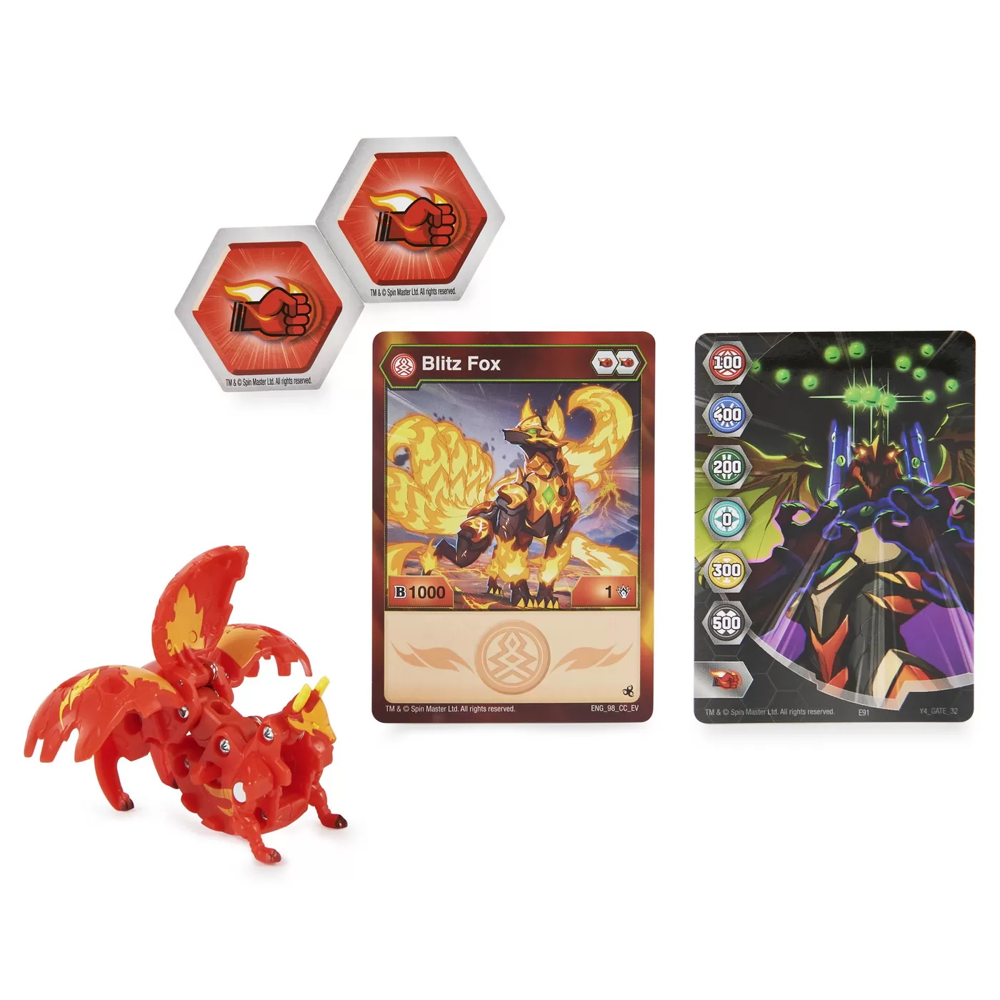 Bakugan s4 bila clasica blitz fox, varsta de la 6 ani la 12 ani [1]