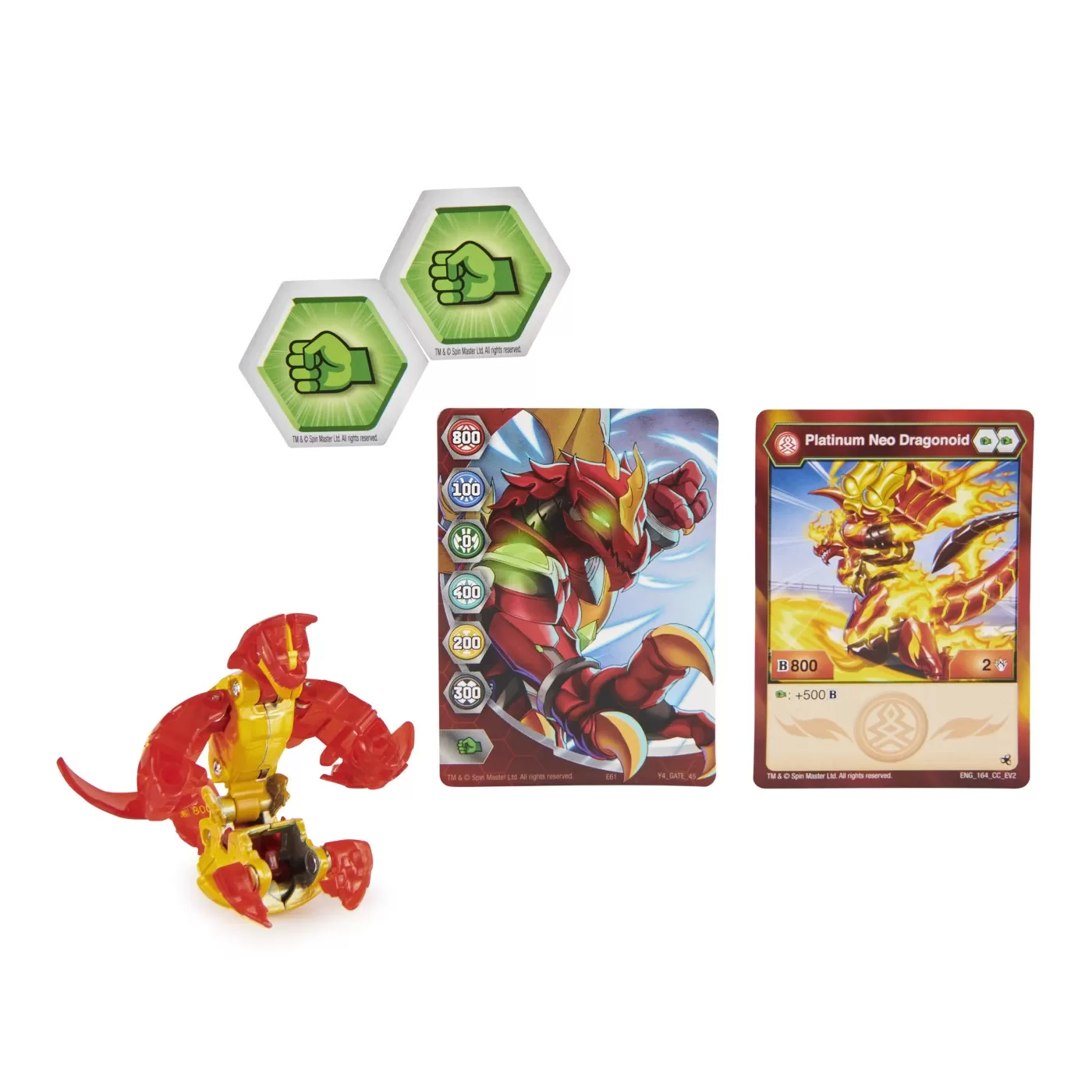 Bakugan s4 figurina metalica neo dragonoid, varsta de la 6 ani la +15 ani [1]