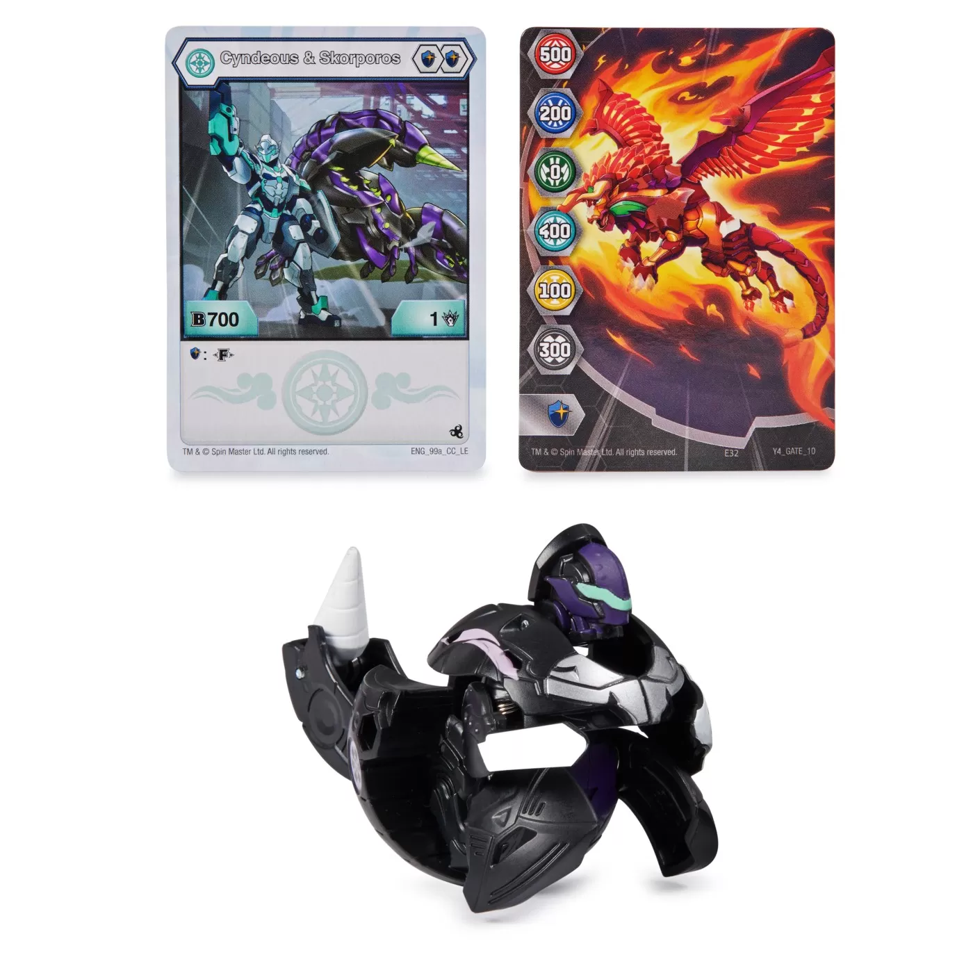 Bakugan s5 bila clasica cyndeous skorporos, varsta de la 6 ani la 12 ani [1]