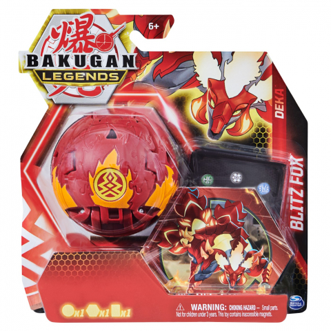 Jucării și Jocuri pentru copii - Bakugan s5 deka blitz fox, varsta de la 6 ani la 12 ani
